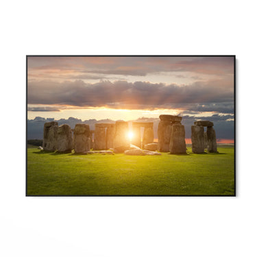 Quadro Stampa su Tela Stonehenge al tramonto - CupidoDesign