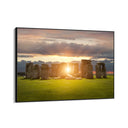 Quadro Stampa su Tela Stonehenge al tramonto - CupidoDesign
