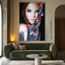 Quadro Stampa su Tela Striscia Viva - CupidoDesign