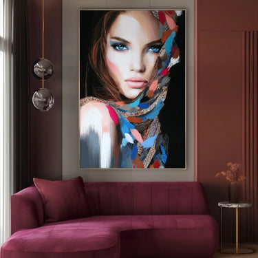 Quadro Stampa su Tela Striscia Viva - CupidoDesign