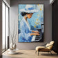 Quadro Stampa su Tela Suono Azzurro - CupidoDesign
