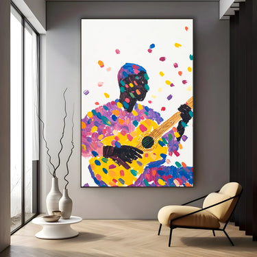 Quadro Stampa su Tela Suono Colorato - CupidoDesign