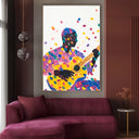 Quadro Stampa su Tela Suono Colorato - CupidoDesign
