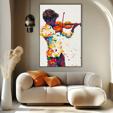 Quadro Stampa su Tela Suono Creativo - CupidoDesign