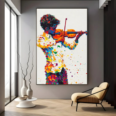 Quadro Stampa su Tela Suono Creativo - CupidoDesign