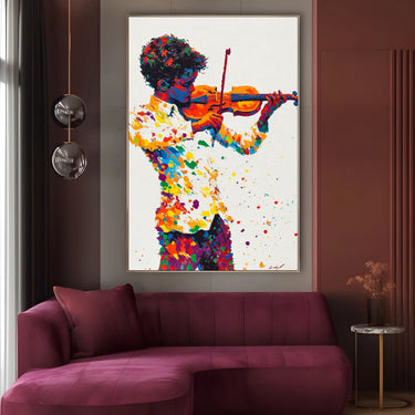 Quadro Stampa su Tela Suono Creativo - CupidoDesign