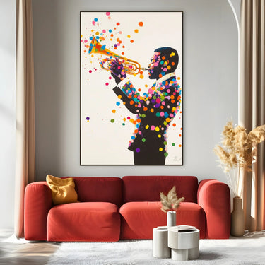 Quadro Stampa su Tela Suono Geometrico - CupidoDesign