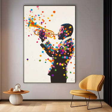 Quadro Stampa su Tela Suono Geometrico - CupidoDesign