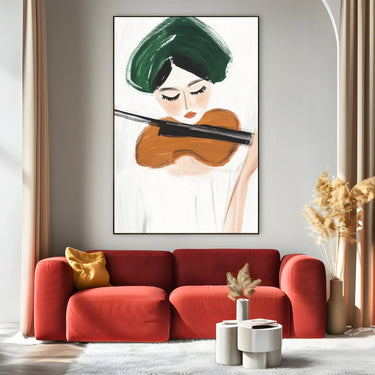 Quadro Stampa su Tela Suono Leggero - CupidoDesign