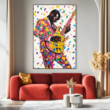 Quadro Stampa su Tela Suono di felicità - CupidoDesign