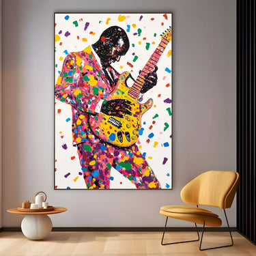 Quadro Stampa su Tela Suono di felicità - CupidoDesign