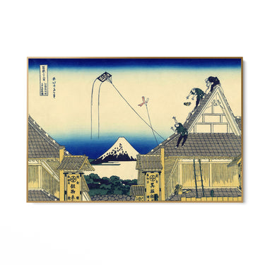 Quadro Stampa su Tela Suruga Street, Katsushika Hokusai - CupidoDesign
