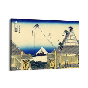 Quadro Stampa su Tela Suruga Street, Katsushika Hokusai - CupidoDesign