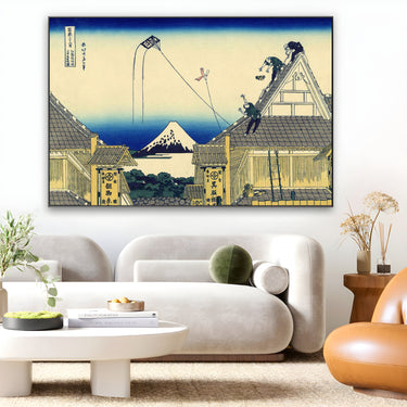 Quadro Stampa su Tela Suruga Street, Katsushika Hokusai - CupidoDesign