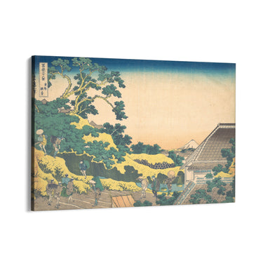 Quadro Stampa su Tela Surugadai in Edo, Katsushika Hokusai - CupidoDesign