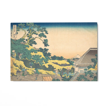 Quadro Stampa su Tela Surugadai in Edo, Katsushika Hokusai - CupidoDesign