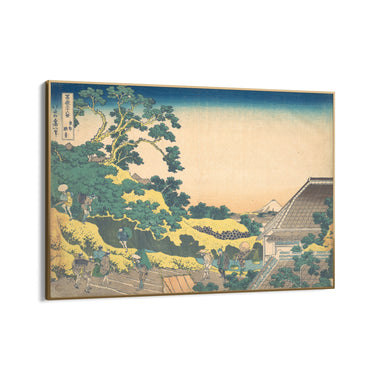 Quadro Stampa su Tela Surugadai in Edo, Katsushika Hokusai - CupidoDesign