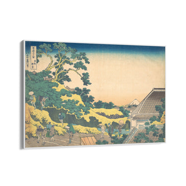 Quadro Stampa su Tela Surugadai in Edo, Katsushika Hokusai - CupidoDesign