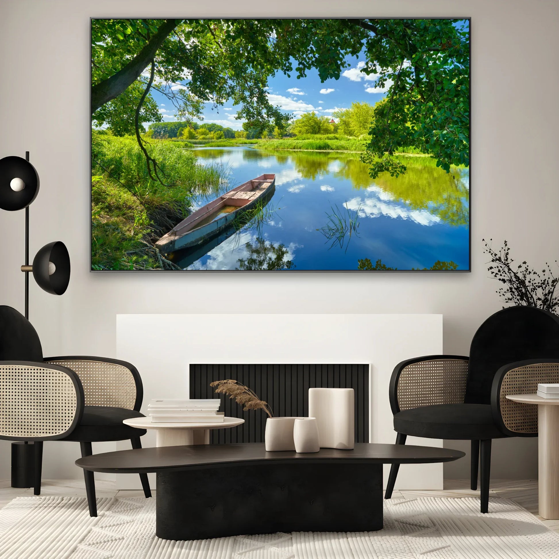 Quadro Stampa su Tela Sussurri d’acqua - CupidoDesign