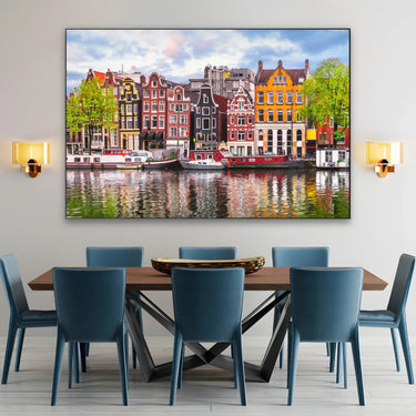 Quadro Stampa su Tela Sussurri di Amsterdam - CupidoDesign
