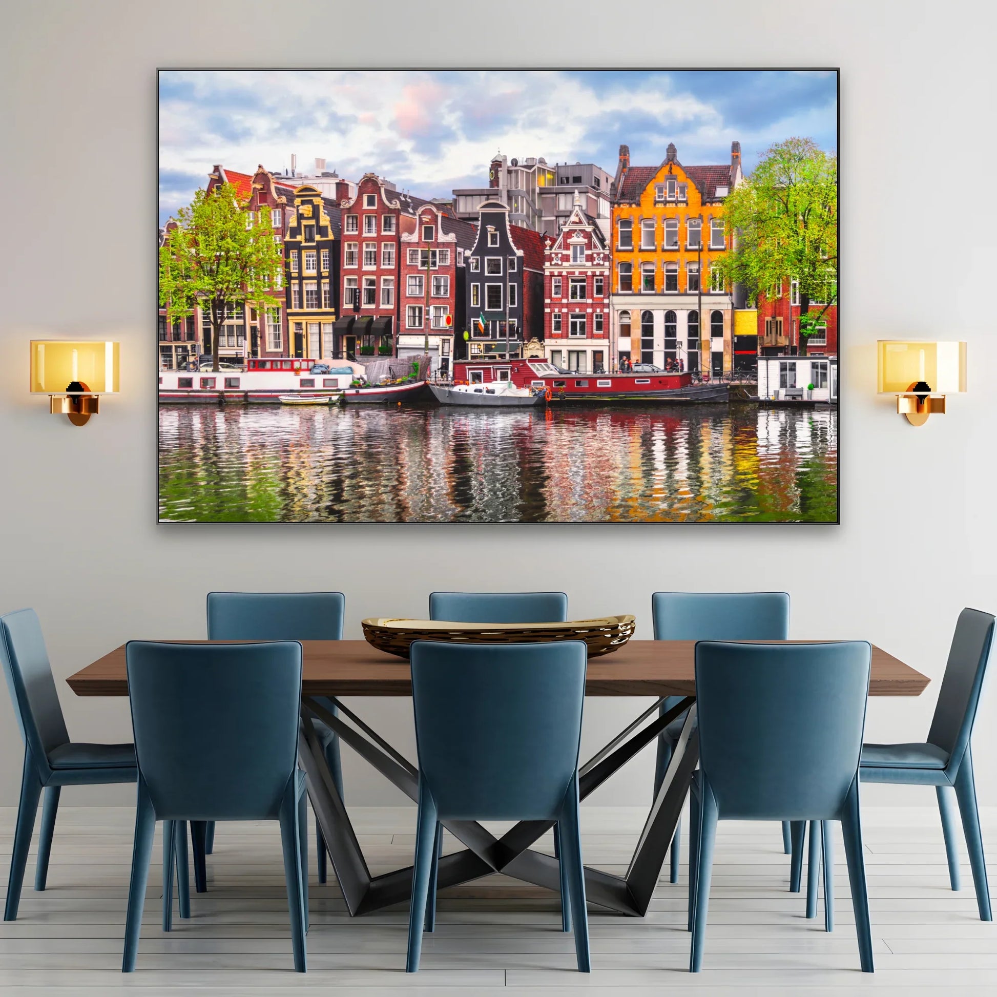 Quadro Stampa su Tela Sussurri di Amsterdam - CupidoDesign