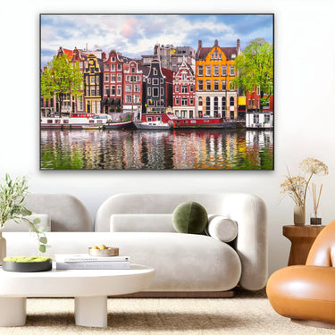 Quadro Stampa su Tela Sussurri di Amsterdam - CupidoDesign