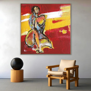 Quadro Stampa su Tela Sussurri di Rosso - CupidoDesign