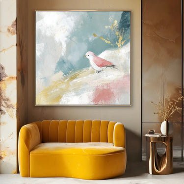 Quadro Stampa su Tela Sussurro Rosa - CupidoDesign