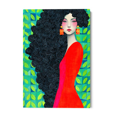 Quadro Stampa su Tela Sussurro di Giada - CupidoDesign