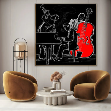 Quadro Stampa su Tela Swing Elettrico - CupidoDesign