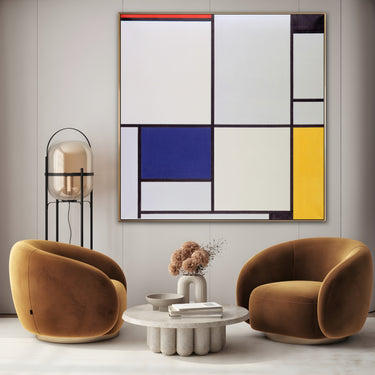 Quadro Stampa su Tela Tableau I, Piet Mondrian - CupidoDesign