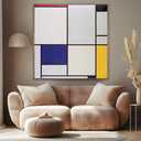 Quadro Stampa su Tela Tableau I, Piet Mondrian - CupidoDesign