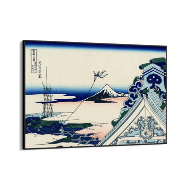 Quadro Stampa su Tela Tempio di Asakusa, Katsushika Hokusai - CupidoDesign