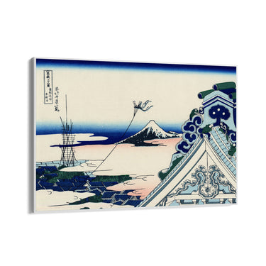Quadro Stampa su Tela Tempio di Asakusa, Katsushika Hokusai - CupidoDesign