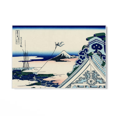 Quadro Stampa su Tela Tempio di Asakusa, Katsushika Hokusai - CupidoDesign