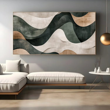 Quadro Stampa su Tela Terra in movimento - CupidoDesign