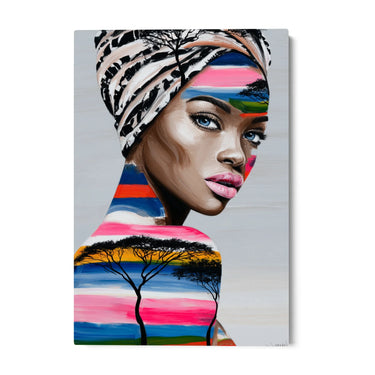 Quadro Stampa su Tela Tessuto Astratto - CupidoDesign