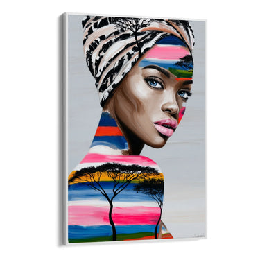 Quadro Stampa su Tela Tessuto Astratto - CupidoDesign