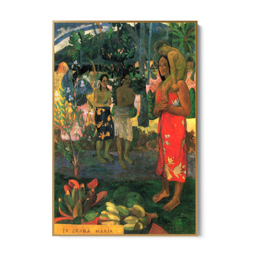 Quadro Stampa su Tela Ti Preghiamo Maria, Paul Gauguin - CupidoDesign