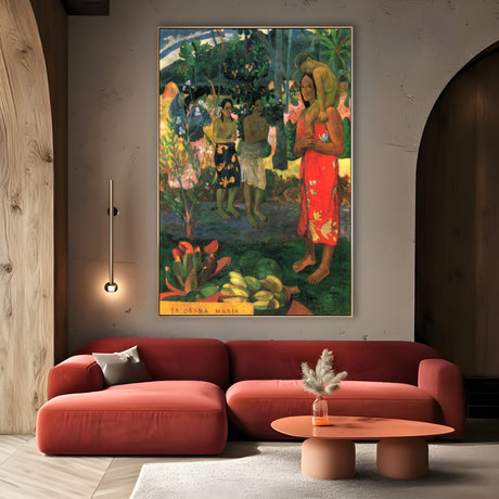 Quadro Stampa su Tela Ti Preghiamo Maria, Paul Gauguin - CupidoDesign