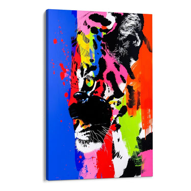 Quadro Stampa su Tela Tiger Pop - CupidoDesign
