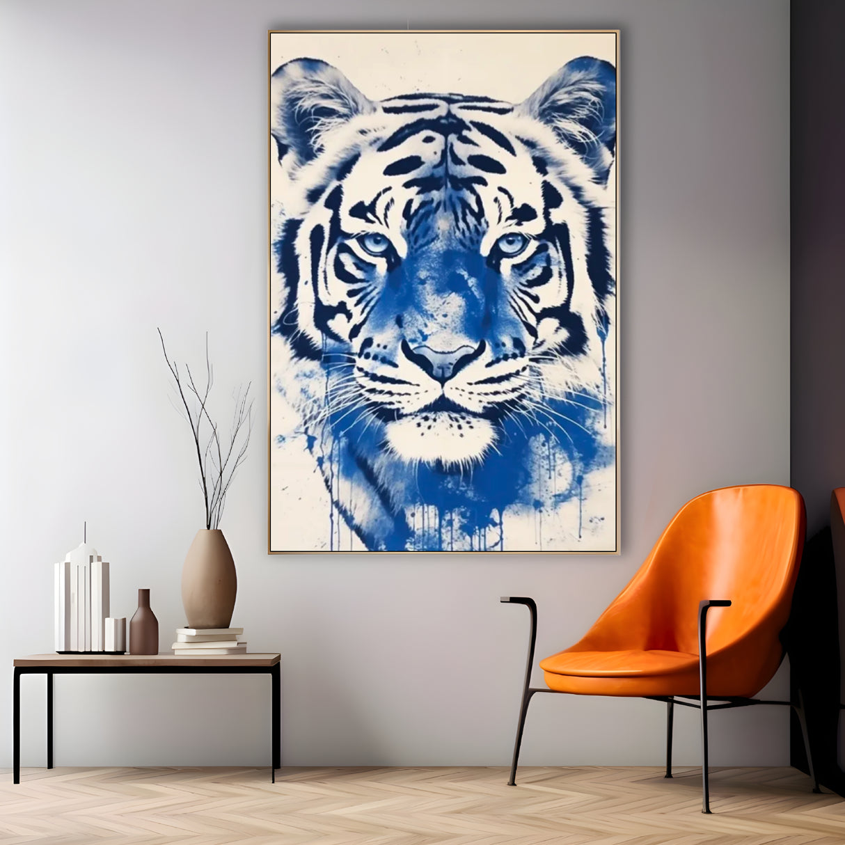 tigre azul