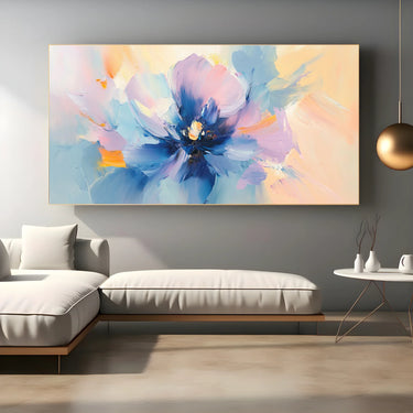 Quadro Stampa su Tela Tocco Celeste - CupidoDesign