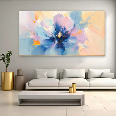 Quadro Stampa su Tela Tocco Celeste - CupidoDesign