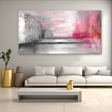 Quadro Stampa su Tela Tocco Cremisi - CupidoDesign