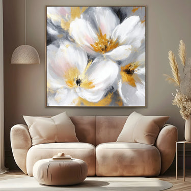 Quadro Stampa su Tela Tocco Giallo - CupidoDesign