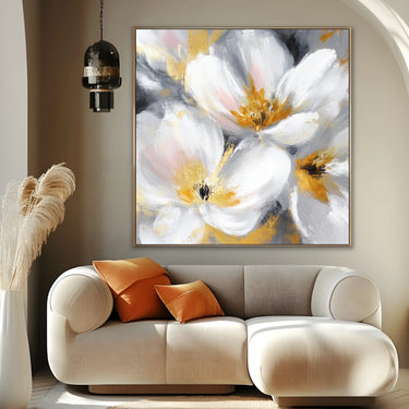 Quadro Stampa su Tela Tocco Giallo - CupidoDesign