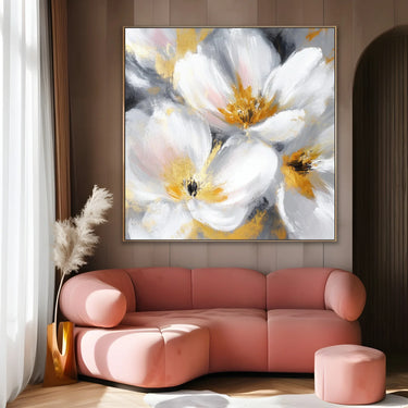 Quadro Stampa su Tela Tocco Giallo - CupidoDesign