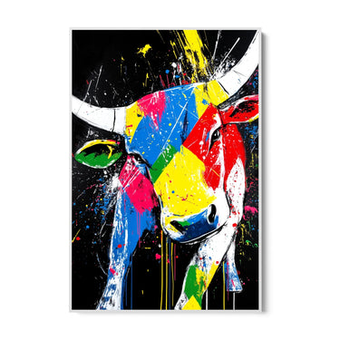 Quadro Stampa su Tela Toro Cosmico - CupidoDesign