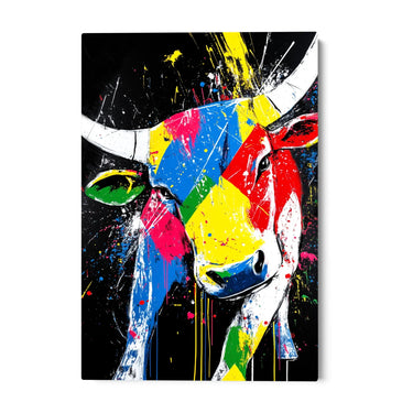 Quadro Stampa su Tela Toro Cosmico - CupidoDesign